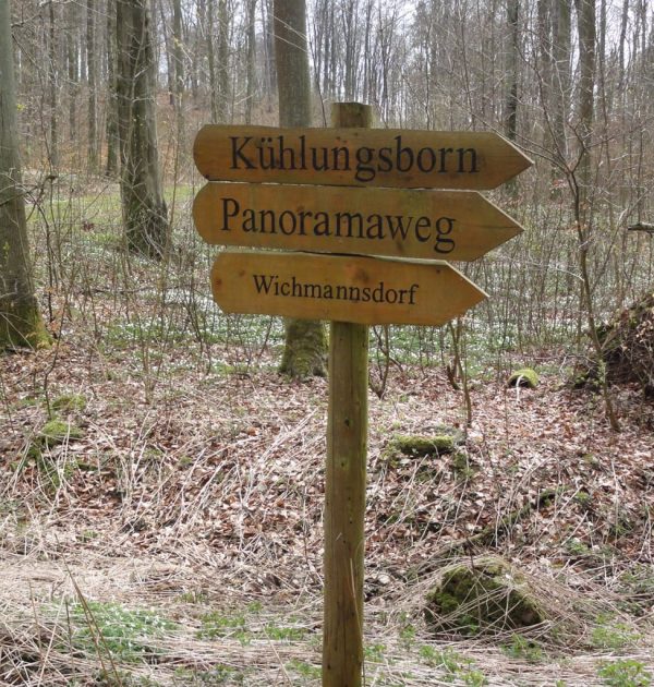 Wichmannsdorf_Wegweise